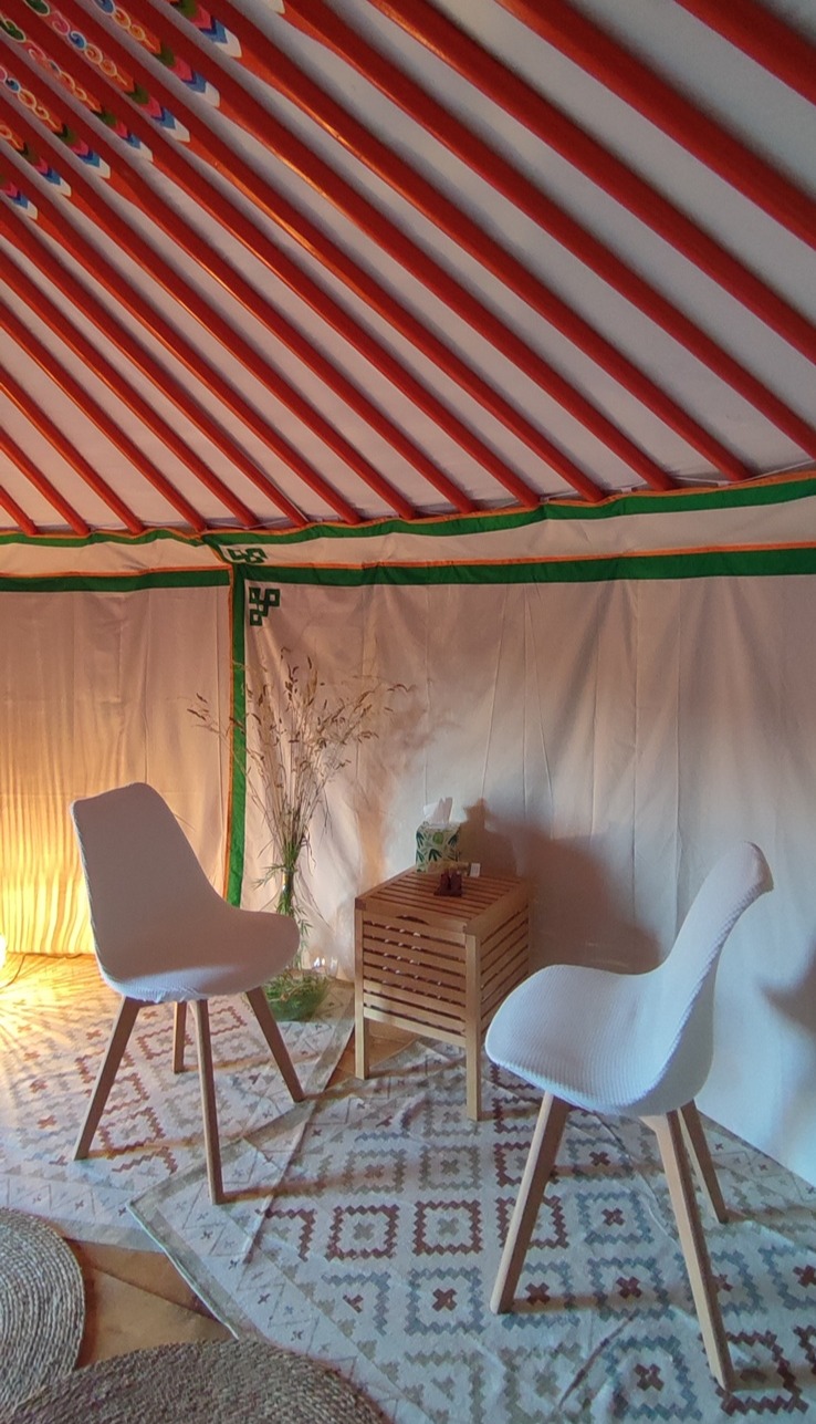 Photographie de la salle de massage.